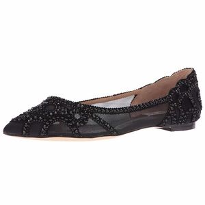 Badgley Mischka Women's Gigi Pointed Toe Flat,